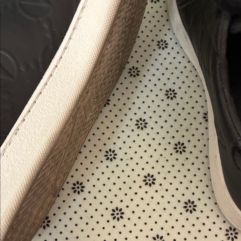 Valentino Black Leather Sneakers - Picture 5 of 6